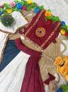 St D No 147 Heavy Rayon Cotton Multi Colour Kids Chaniya Choli