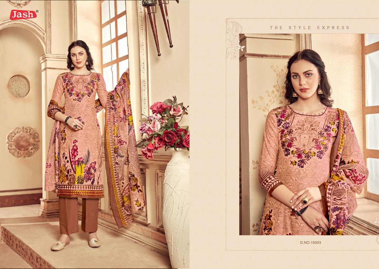 Jash Kusum 15 Exclusive Designer Regular Wear Pure Cotton Dress Material Collection 
