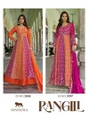 Rangili By Senhora Chinon Heavy Embroidery Gown
