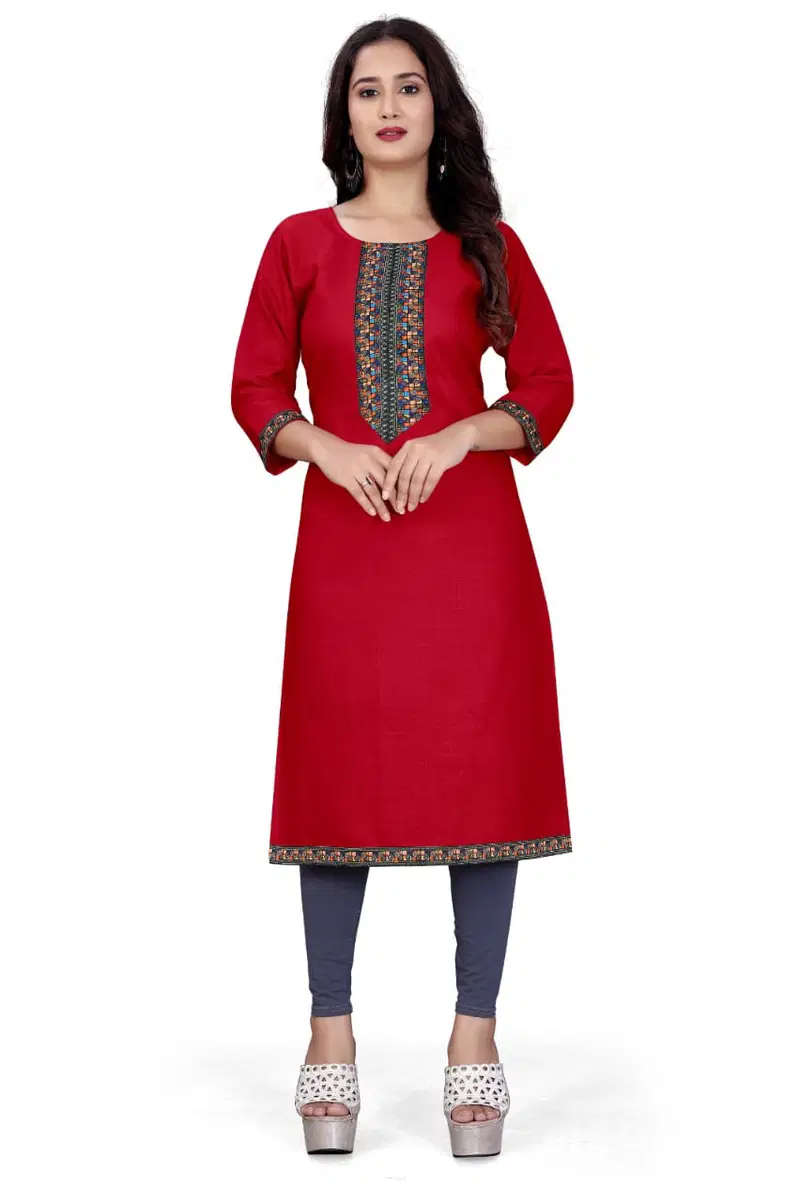 BS 42 Krishi Daily Wear Cotton Digital Printed Kurtis Suppliers In India
