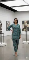 Naisha K 383 Vol 2 Cotton Printed Light Work Casual Wear Co Ord Set Exporters In India