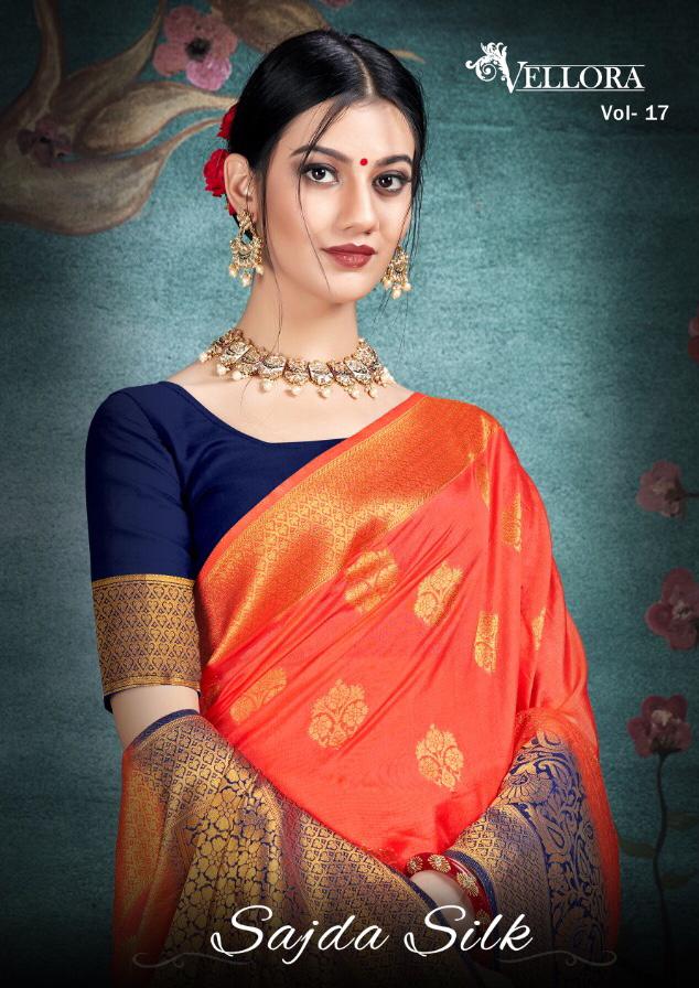 Vellora Vol 17 New Launch Of Latest Party Wear Wedding Wear Banarasi Silk Saree Collection 