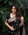 Kala Black By Aab Art Silk Party Wear Saree Suppliers In India