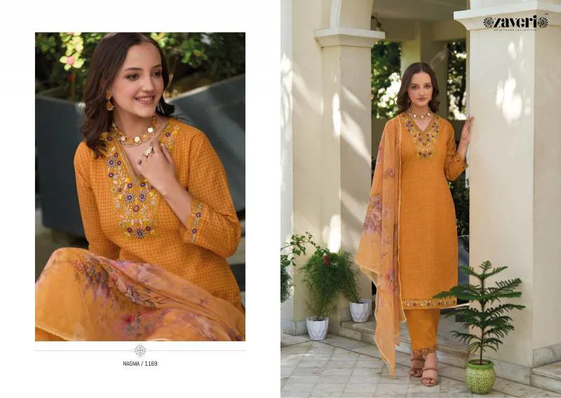 Festive By Zaveri Cotton Fancy Ready Made Suits Wholesale Clothing Suppliers In India