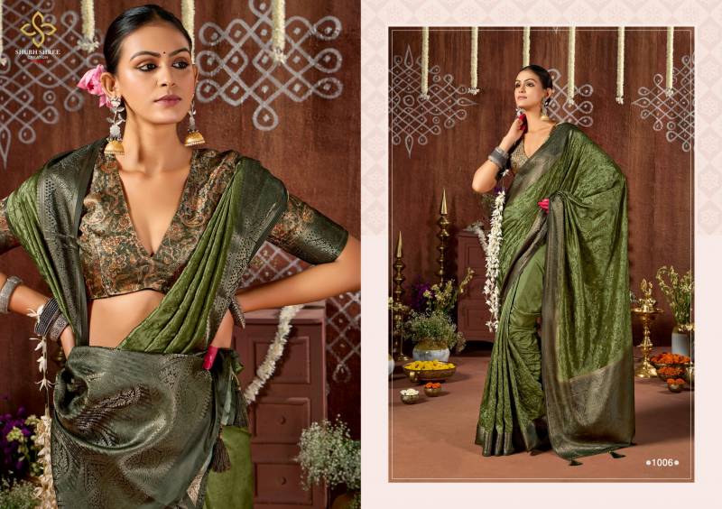 Saarika By Shubh Shree Tusser Silk With Weaving Saree Exporters In India