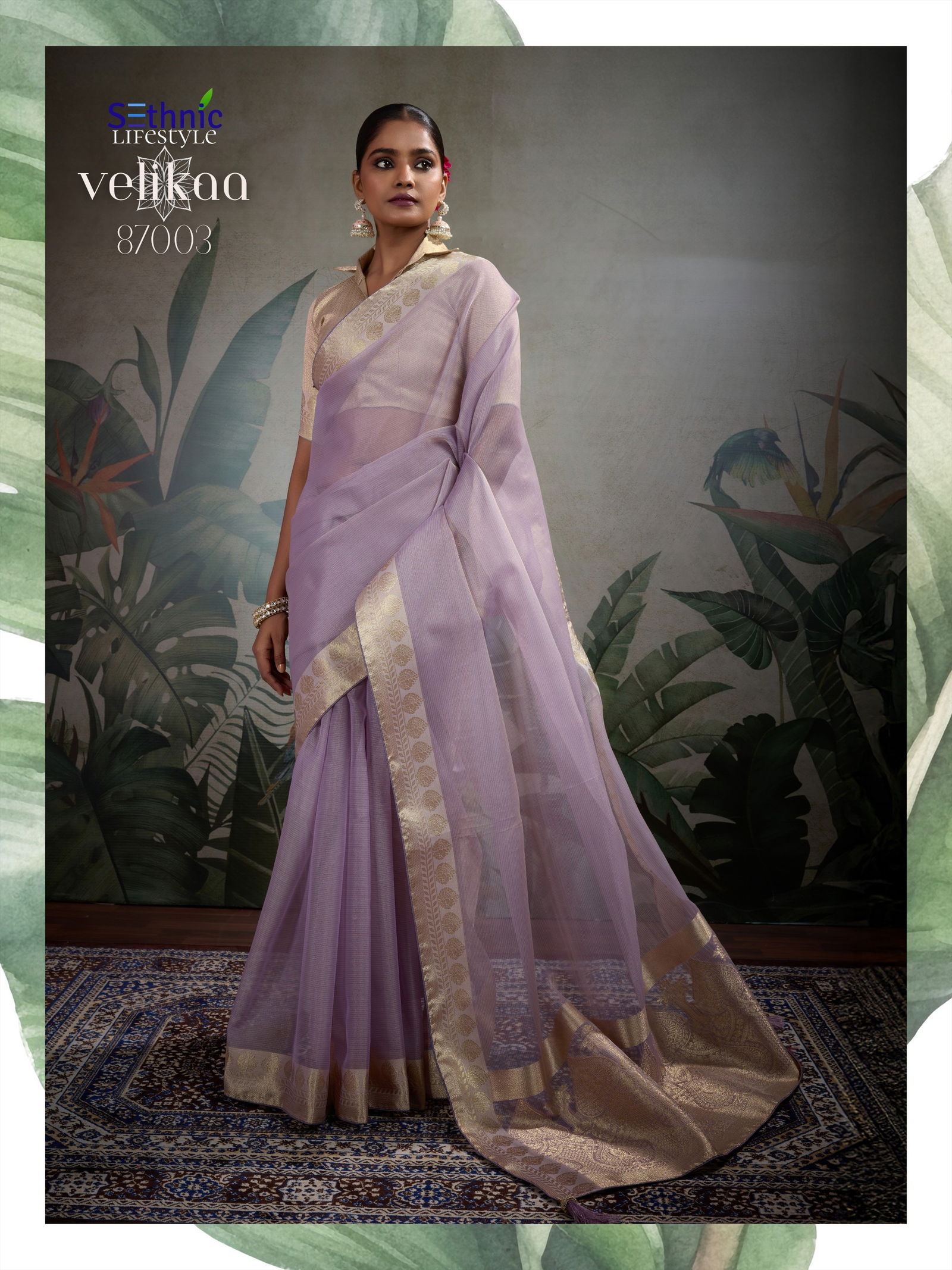 Velikaa By Sethnic Tissue Silk Wholesale Party Wear Saree Suppliers In India