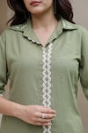 Naisha K 207 Cotton Embroidered Cord Sets Wholesale Distributors In India