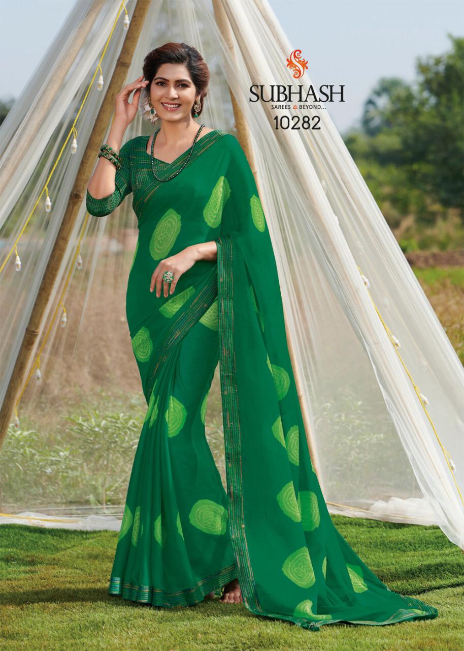 Subhash Hero 8 Latest Designer Printed casual Wear Saree Collection 
