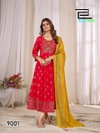 Ritu Special Vol 9 By Blue Hills Rayon Anarkali Gown With Dupatta Suppliers In India