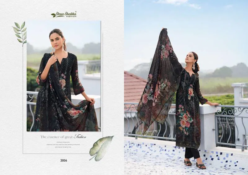 Sabyasachi Vol 3 By Shree Shalika Georgette Dress Material Orders In India