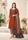 Ajarakh Vol 8 By Mayur Cotton Printed Kurti Pant With Dupatta Set Exporters In India