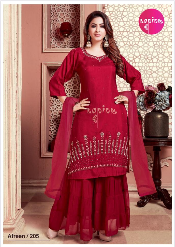 Lapink Afreen 2 Georgette fancy Festive Wear Latest Designer Ready Made Collection
