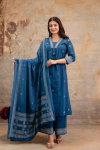 Naisha K 88 Cotton Fancy Neck Readymade Suits Wholesale In India