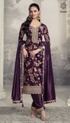 Charvi By Vinay Kuleesh Velvet Embroidery Salwar Kameez Orders In India