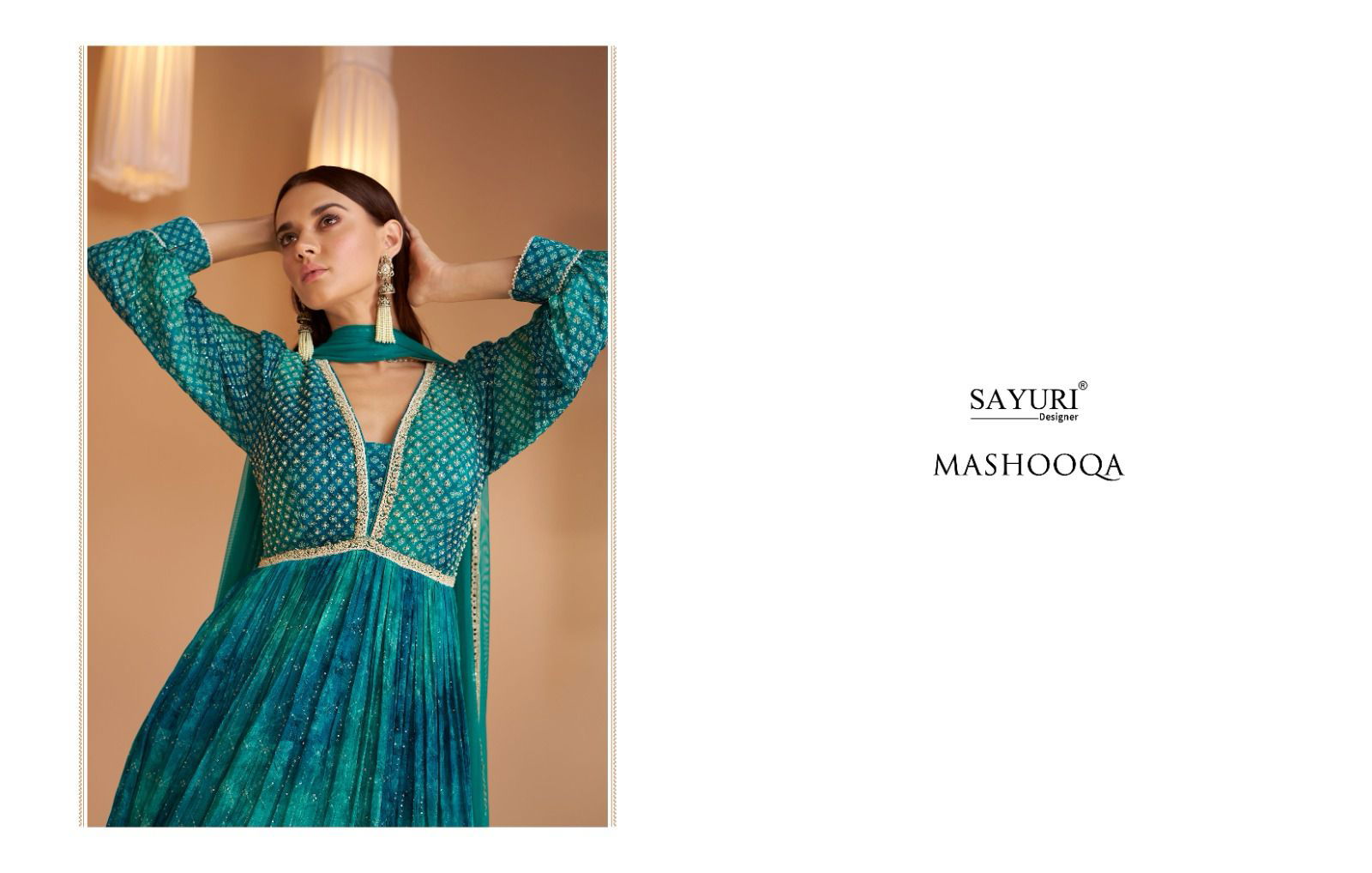 Sayuri Mashooqa Heavy Designer Real Georgette Gown Catalog
