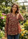 Naisha K 323 Vol 2 Cotton Print Casual Wear Short Top Exporters In India