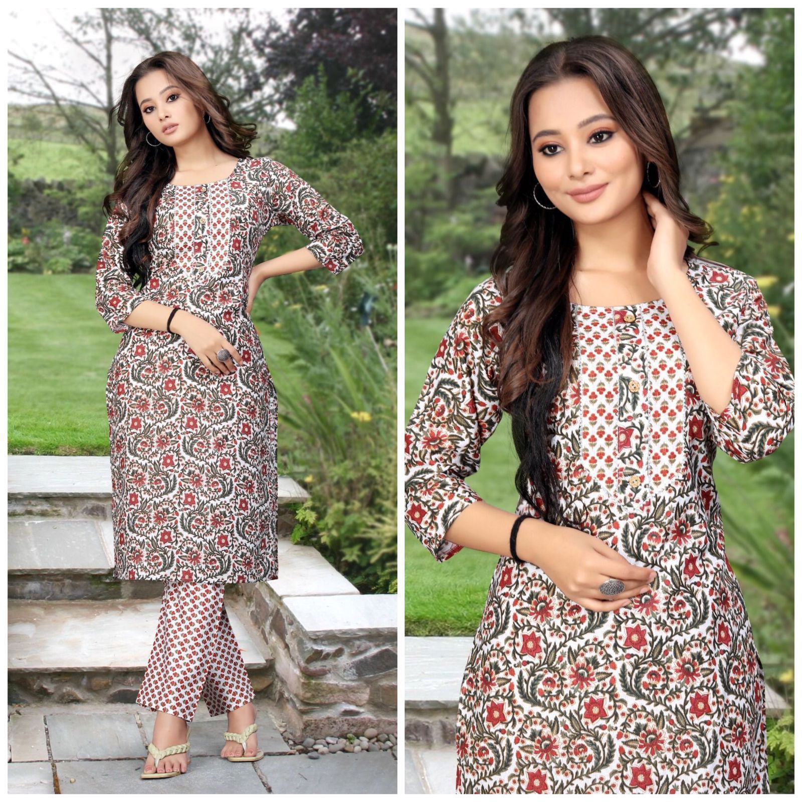 Jaipoor Kurti Cotton Wholesale Kurti with Bottom Manufacturers 