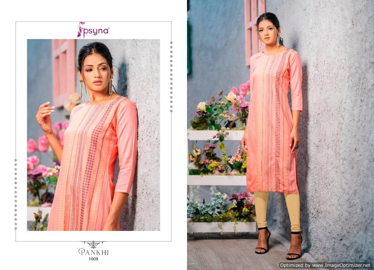 Psyna Pankhi Launch Of New Collection Of Latest Designer Printed Casual Wear Kurtis 
