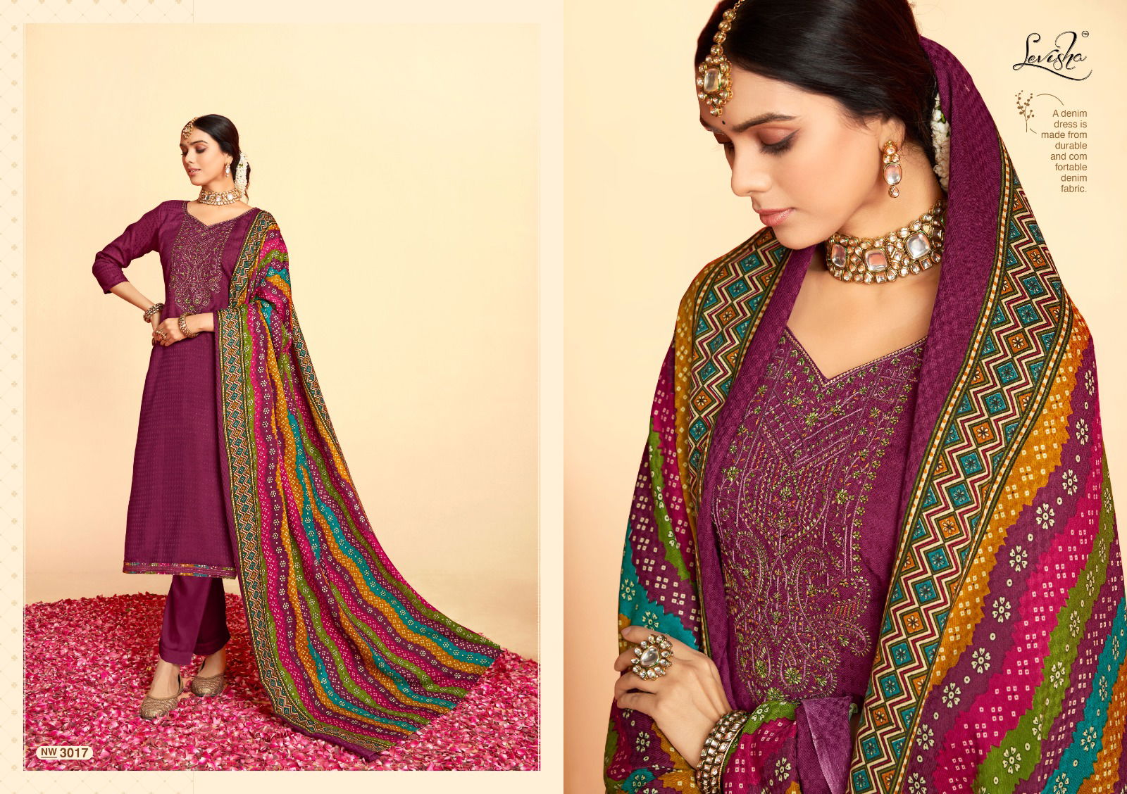 Nigar By Levisha Winter Wear Pashmina Dress Material Catalog