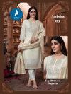 Anisha By Kaya Chanderi Jacquard Kurti With Bottom Dupatta Orders In India