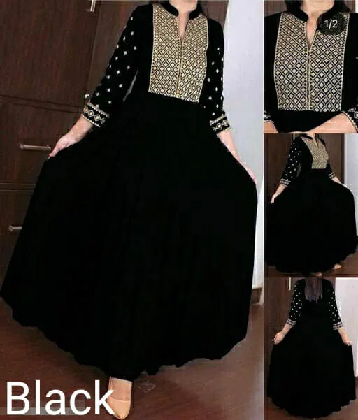 Diva Poli Rayon Gown Catalog