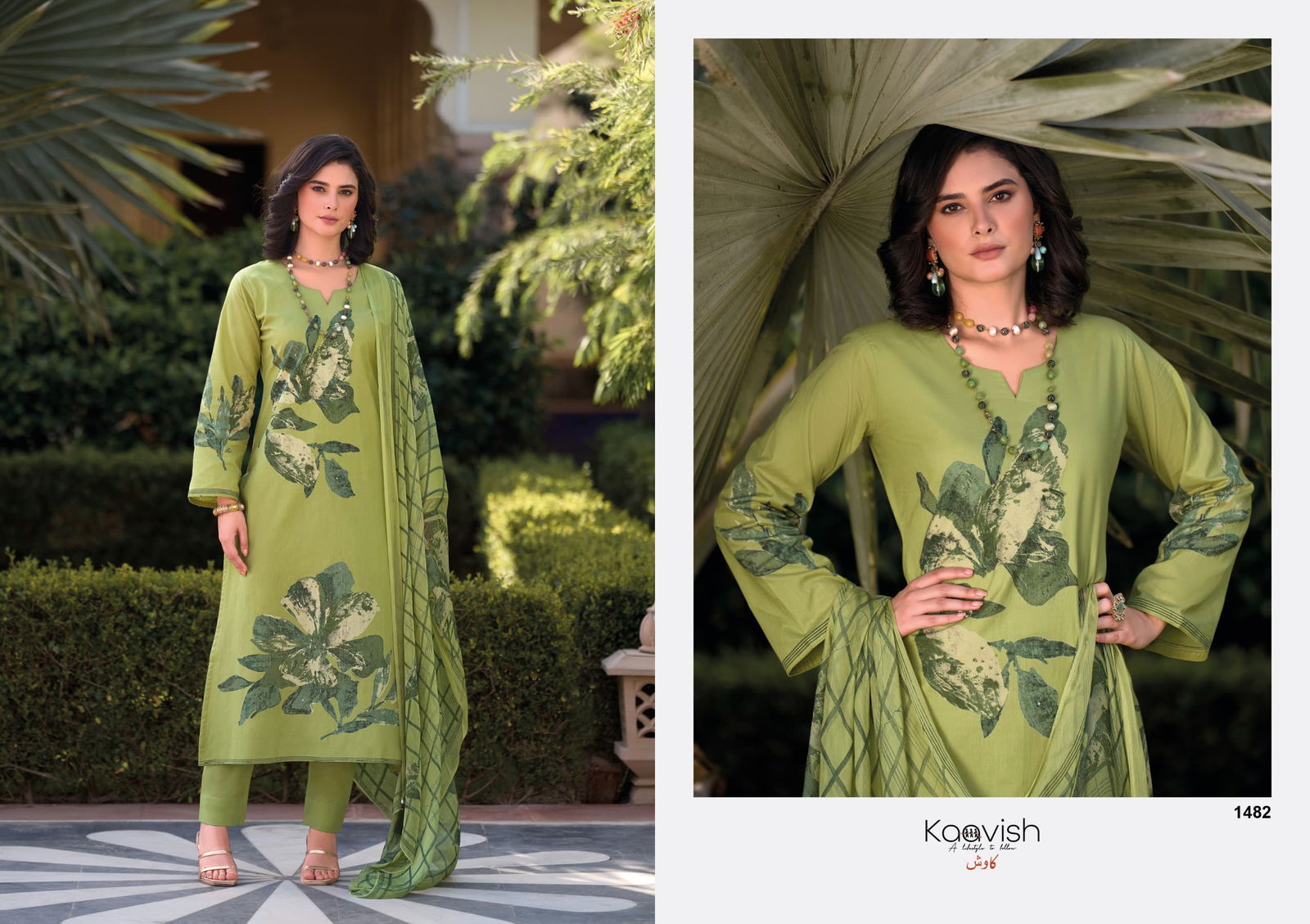 Jesscia Vol 2 By Kaavish Lawn Cotton Printed Salwar Suits Orders In India