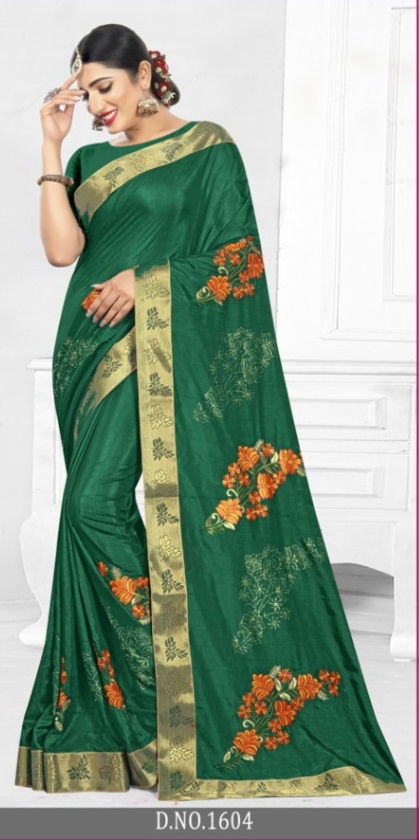 AISHWARYA  BEING HUMAN Latest Fancy Designer Festive Wear Dola With Fancy Lace And Printed Saree Collection