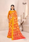 Cherry Vol 41 By Ruchi Chiffon With Sartin Weaved Border Fancy Saree Wholesale In India