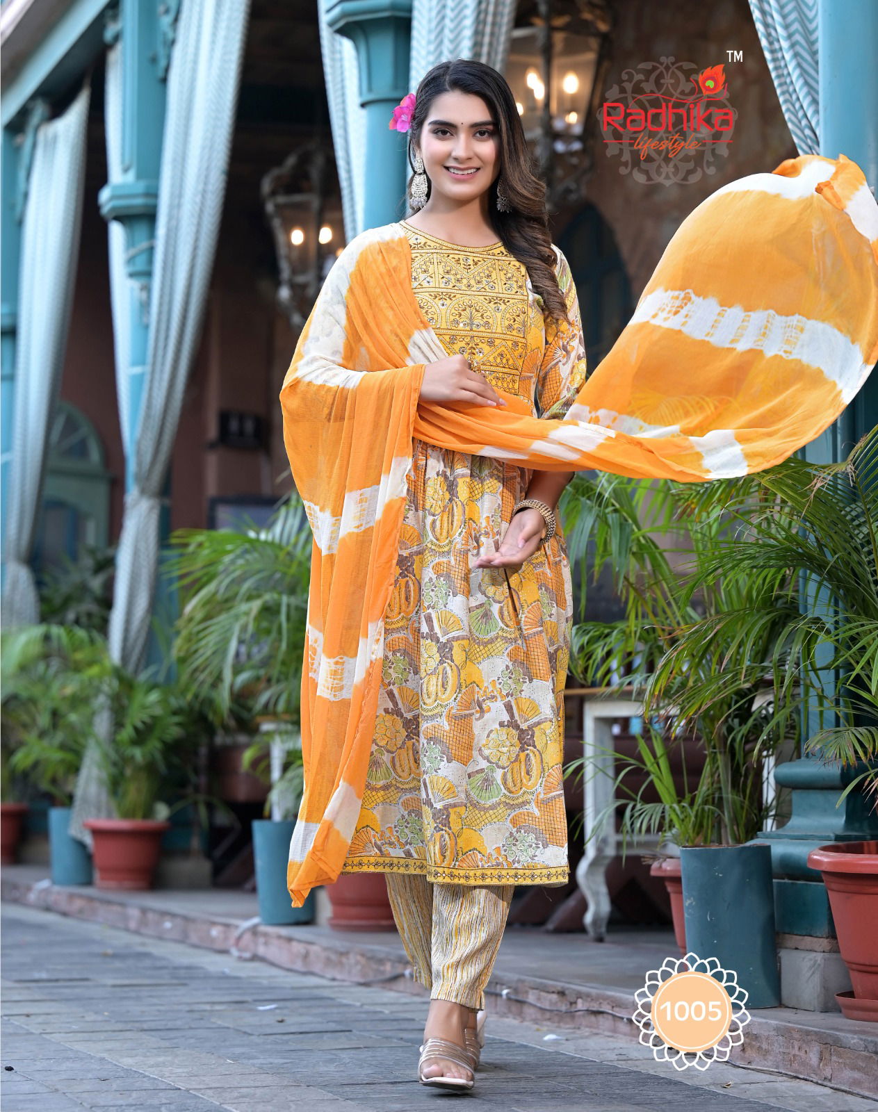 Resham Vol 1 By Radhika Foil Printed Kurti Bottom With Dupatta Catalog

