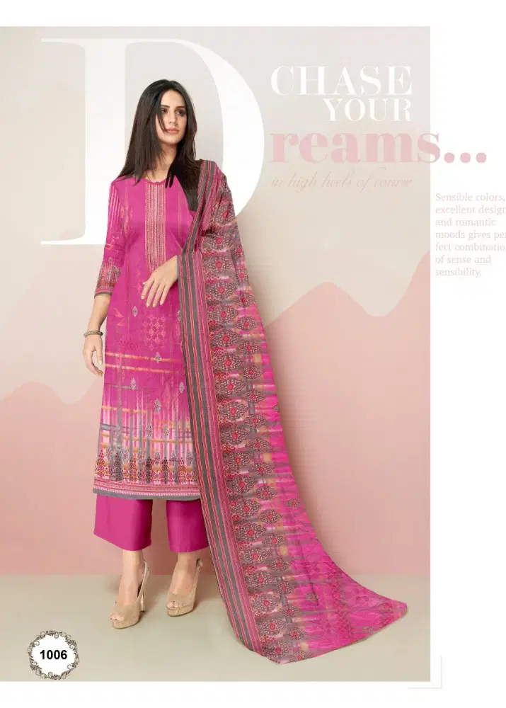 Mitra 1 Fancy Casual Daily Wear Designer Cotton Dress Material Collection