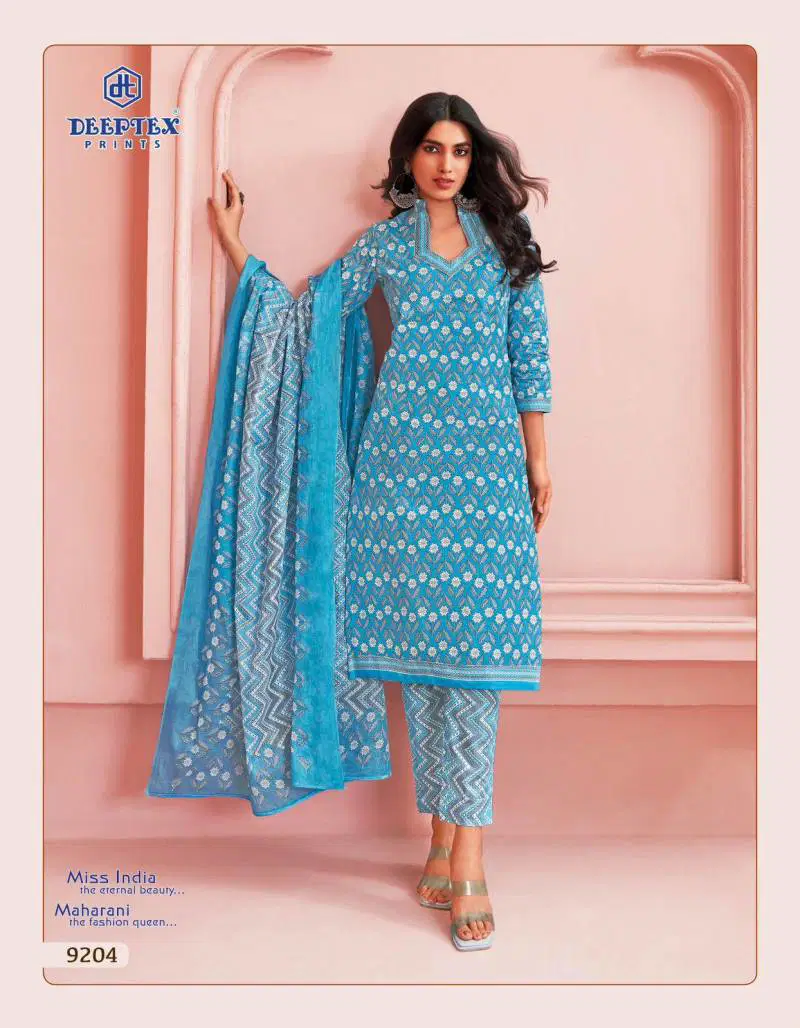 Miss India Vol 92 By Deeptex Cotton Printed Dress Material Exporters In India