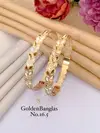 Fancy Golden Bangles Set 12 Online Wholesale