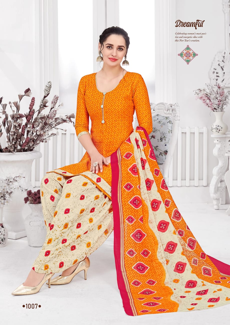 Priyal 1 Designer Casual Wear Cotton Printed Dress Material Collection
