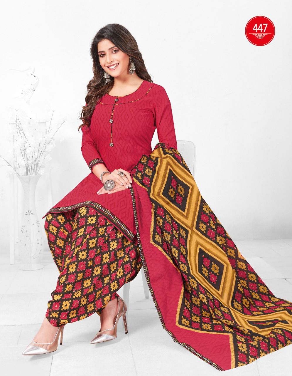 Kuber Geet Patiyala Vol 5 Latest Designer Pure Cotton Printed Dress Material Collection 