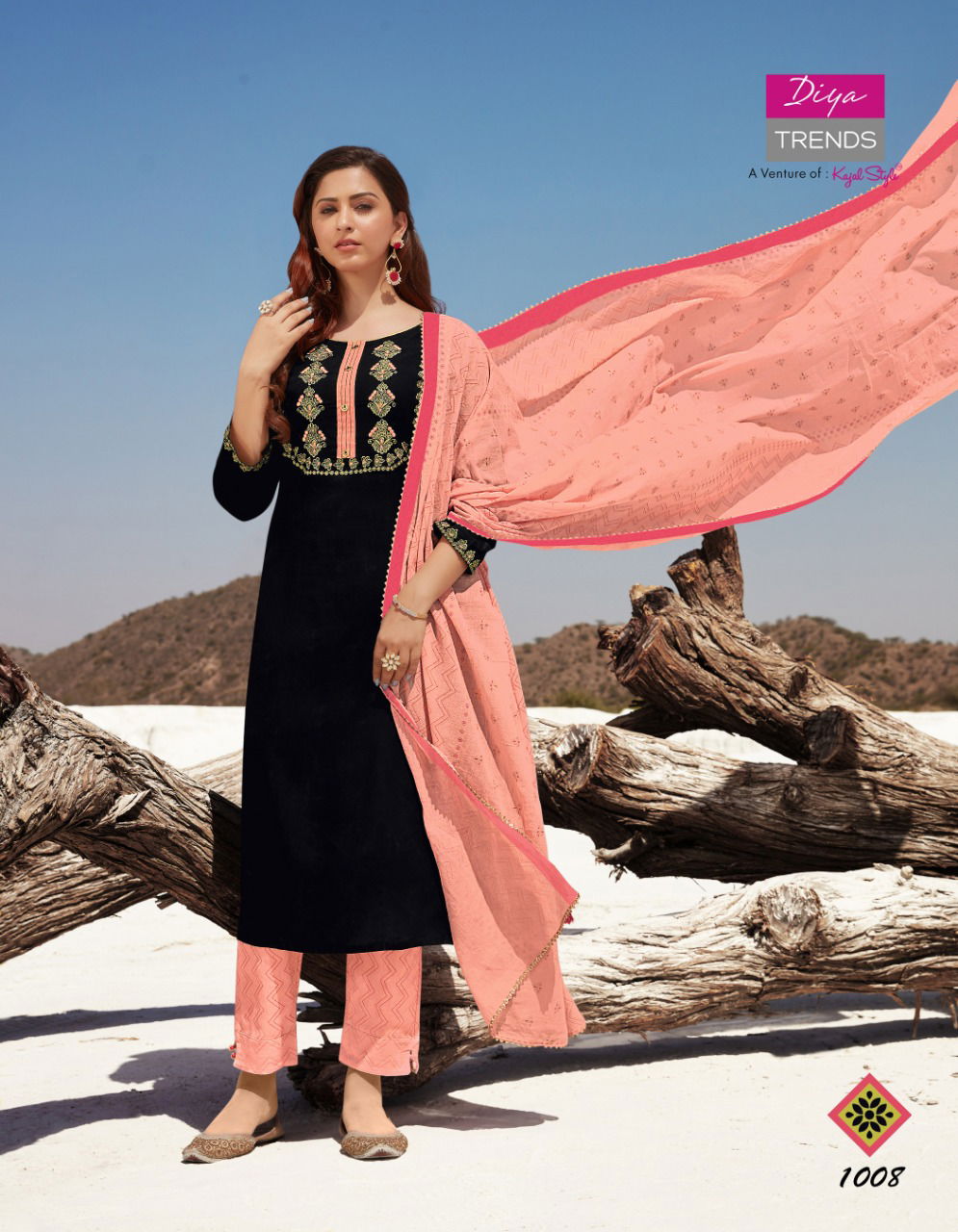 Dupatta House 1 Latest Fancy Designer Ethnic Wear Heavy rayon Embroidery Work Ready Made Salwar Suit Collection
