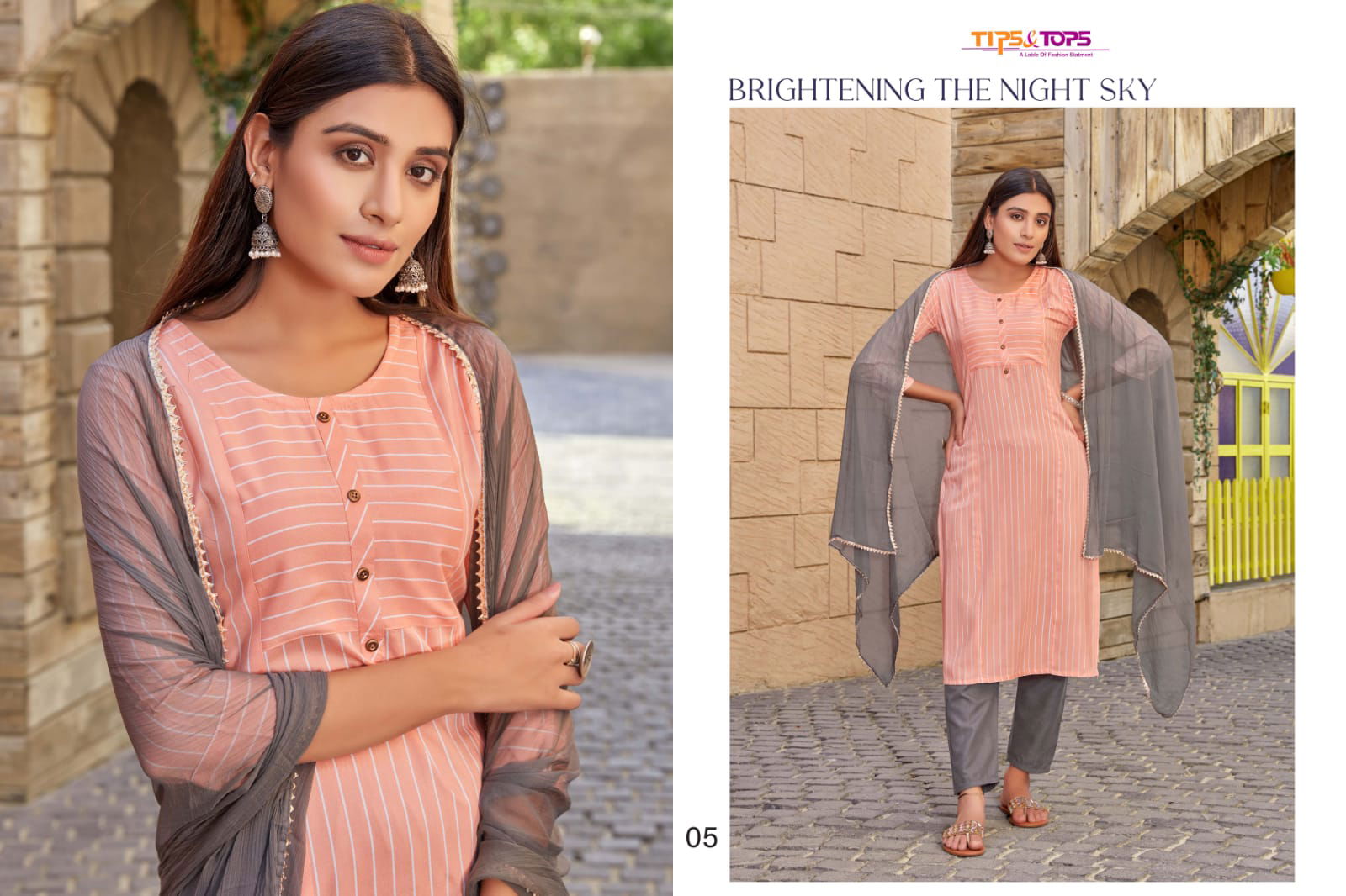 Tips Tops Melody 1 Festive Wear Rayon Printed Designer  Ready Made Collection
