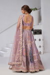 Purple Colour Banarsi Silk Lahenga With Blouse And Dupatta Wholesale Online Kf 2150