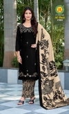 All Black Vol 31 By Jt Rayon Embroidery Dress Material Wholesale Online