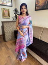 MG 352 Linen Printed Ladies Saree Wholsale Market In Surat