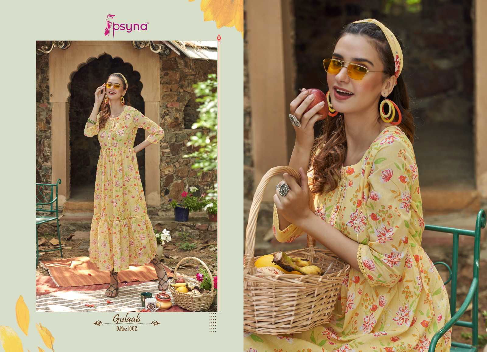Gulaab By Psyna Cotton Readymade Gown Wholesale Suppliers In Mumbai
