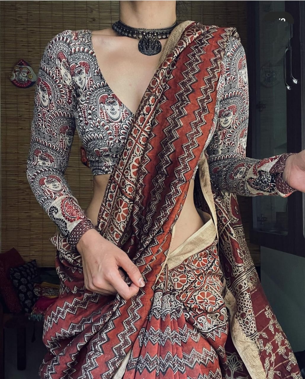 VK 4060 Printed Imported Cotton Daily Wear Sarees