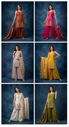 K 1059 By Naisha Roman Silk Kurti With Bottom Dupatta
