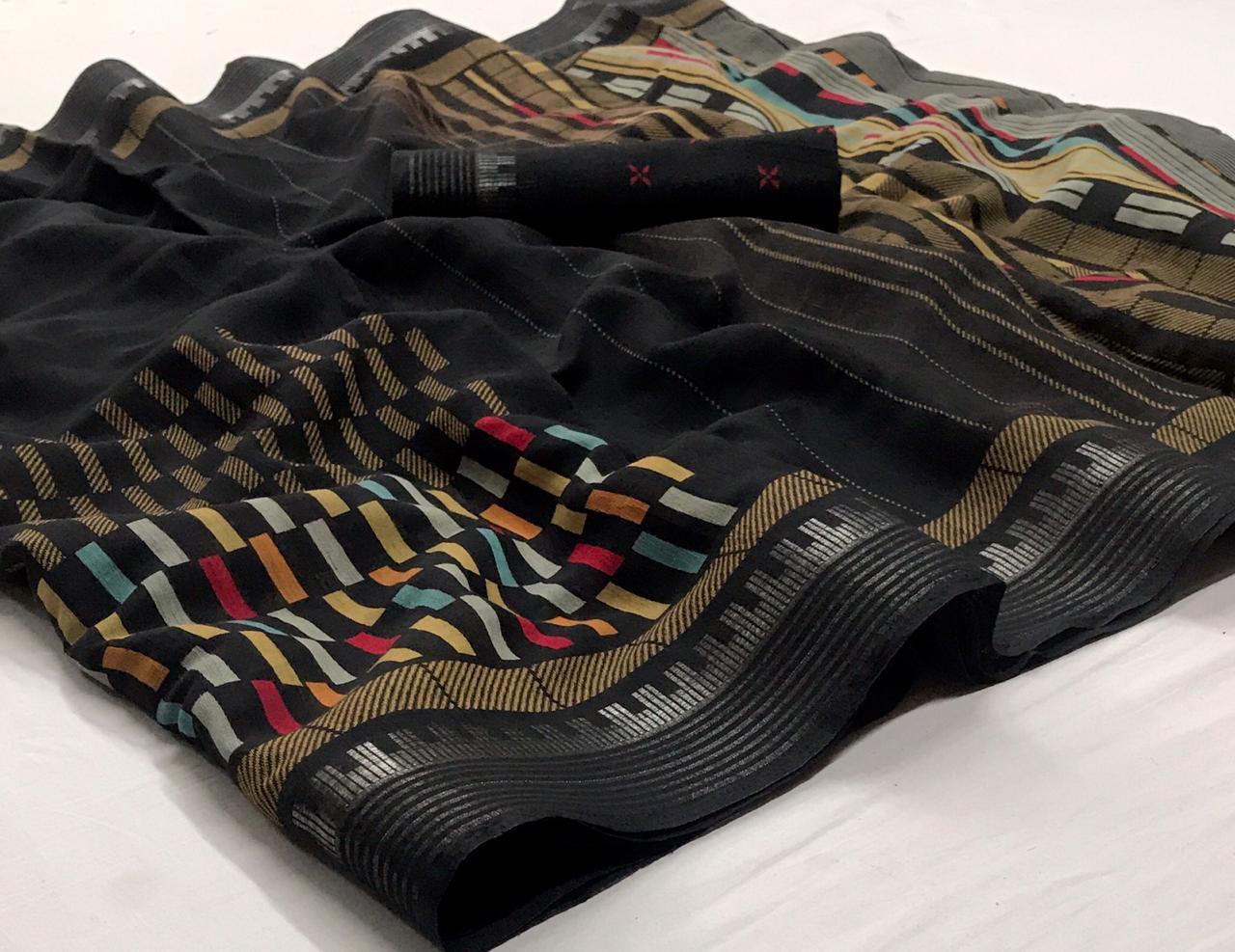 Latest Designer Printed Daily Wear Saree Collection  