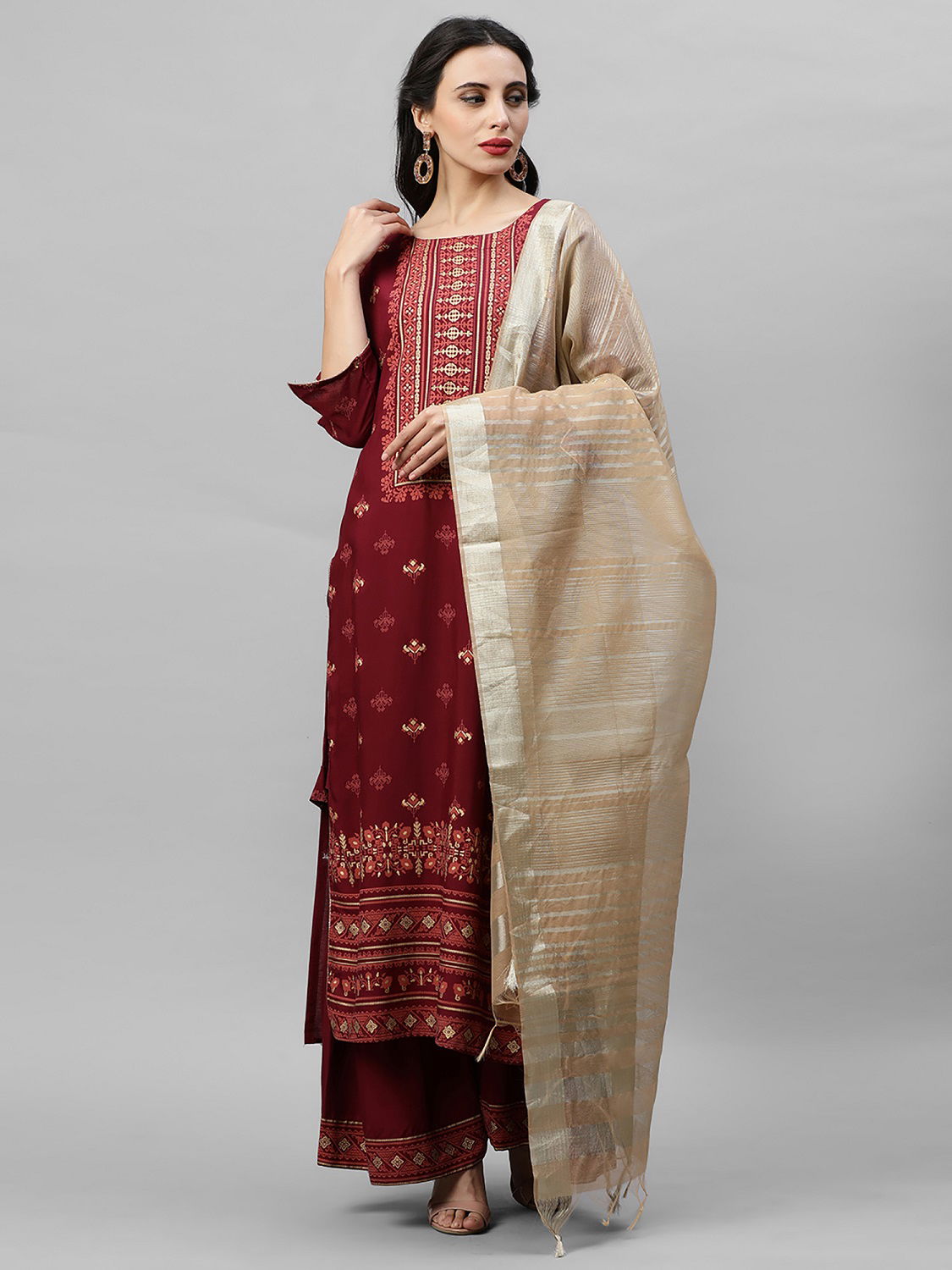 Era Sparrow 3 Casual Fancy Regular Wear Designer Ready Made Cotton Plazzo Suit Collection
