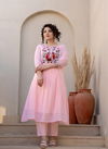 Tanyaa P 321 Mul Cotton With Handwork Touchup Kurti With Bottom Wholesale Clothing Distributors In India
