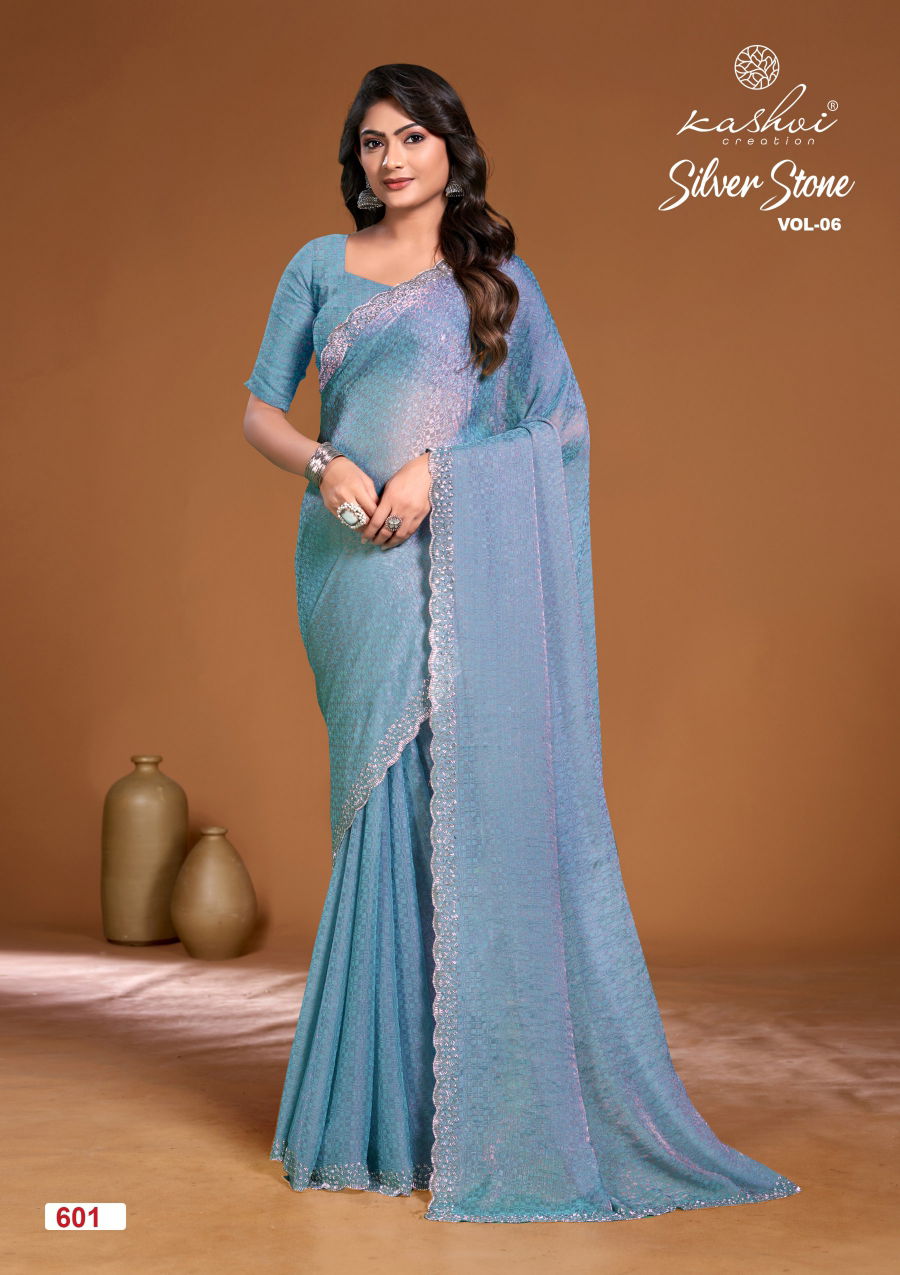 Silver Stone Vol 6 By Kashvi Silk Saree Wholesale In India