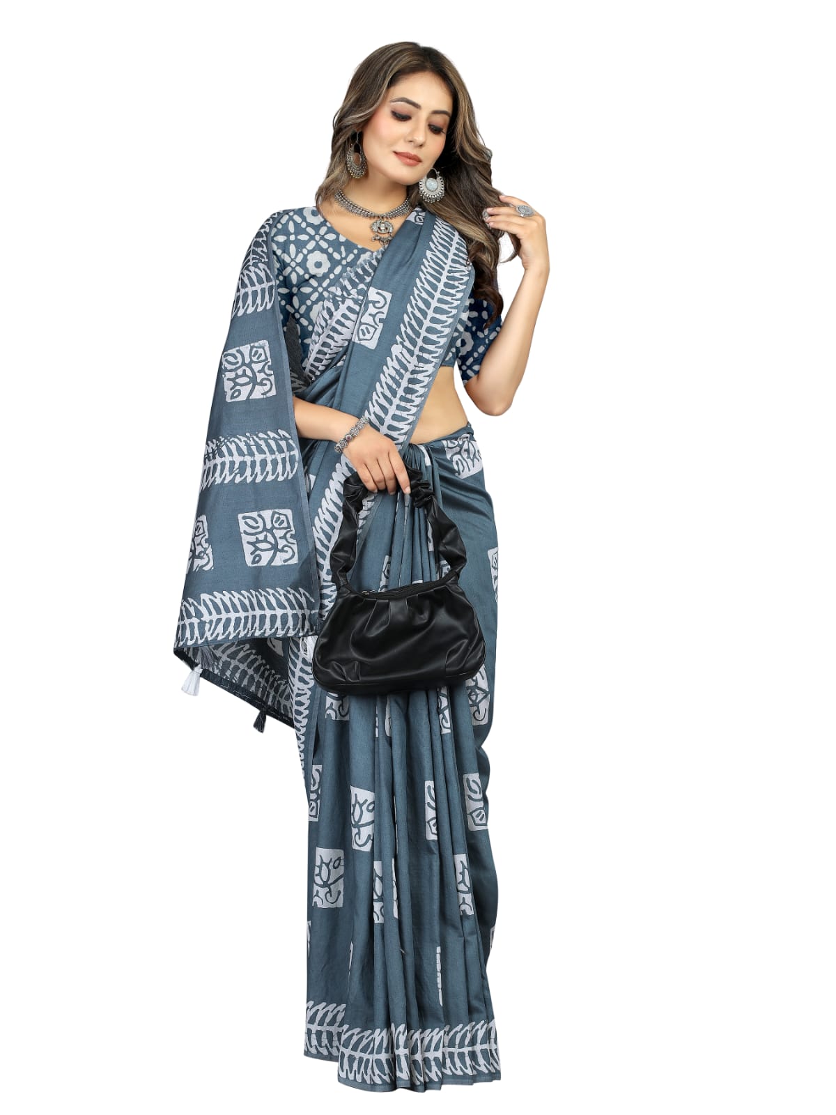 Shree Radha Raman Trendz Cotton Batik Printed Saree Catalog
