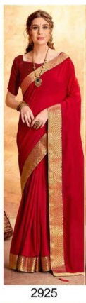 SEEMAYA ANURADHA Fancy Designer Festive Wear Vichitra Silk Fabric Work And Border With Fancy Blouse Collection