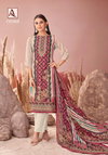 Crystal By Alok Viscose Printed Embroidery Dress Material Wholesale Market In Surat