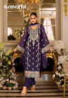Praniti By Zaveri Organza Emboidery Wholesale Kurti With Bottom Dupatta In India